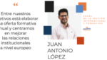 Juan Antonio López, vocal de la Sección de Internacional y Formación de la semFYC: “Entre nuestros objetivos está elaborar una oferta formativa anual y centrarnos en mejorar las relaciones institucionales a nivel europeo”